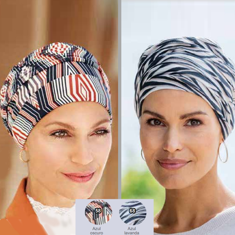 turbante bambú estampado